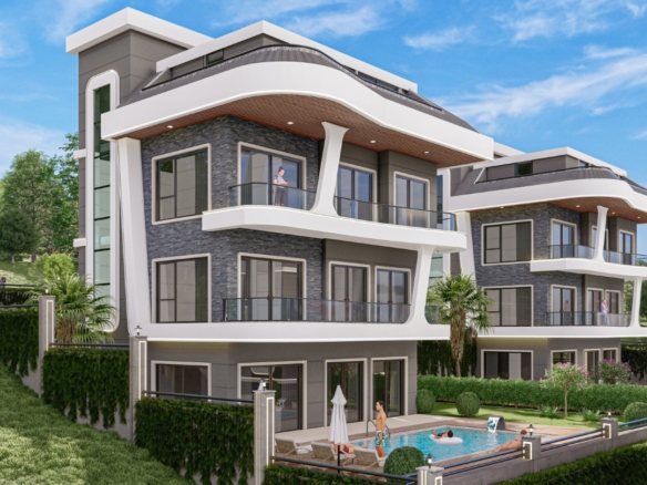 Kargıcak Alanya'da satılık villalar