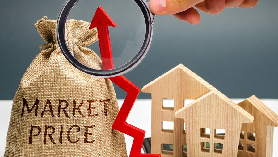 Housing prices increased by 86.5%!