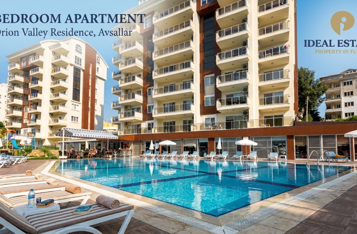 1-Bedroom Apartment in Orion Valley Residence Avsallar